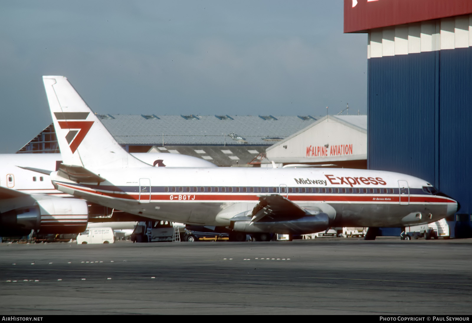 Aircraft Photo of G-BGYJ | Boeing 737-204/Adv | Midway Express | AirHistory.net #745692