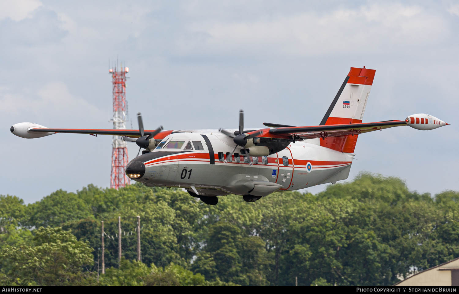 Aircraft Photo of L4-01 | Let L-410UVP-E Turbolet | Slovenia - Air Force | AirHistory.net #745723