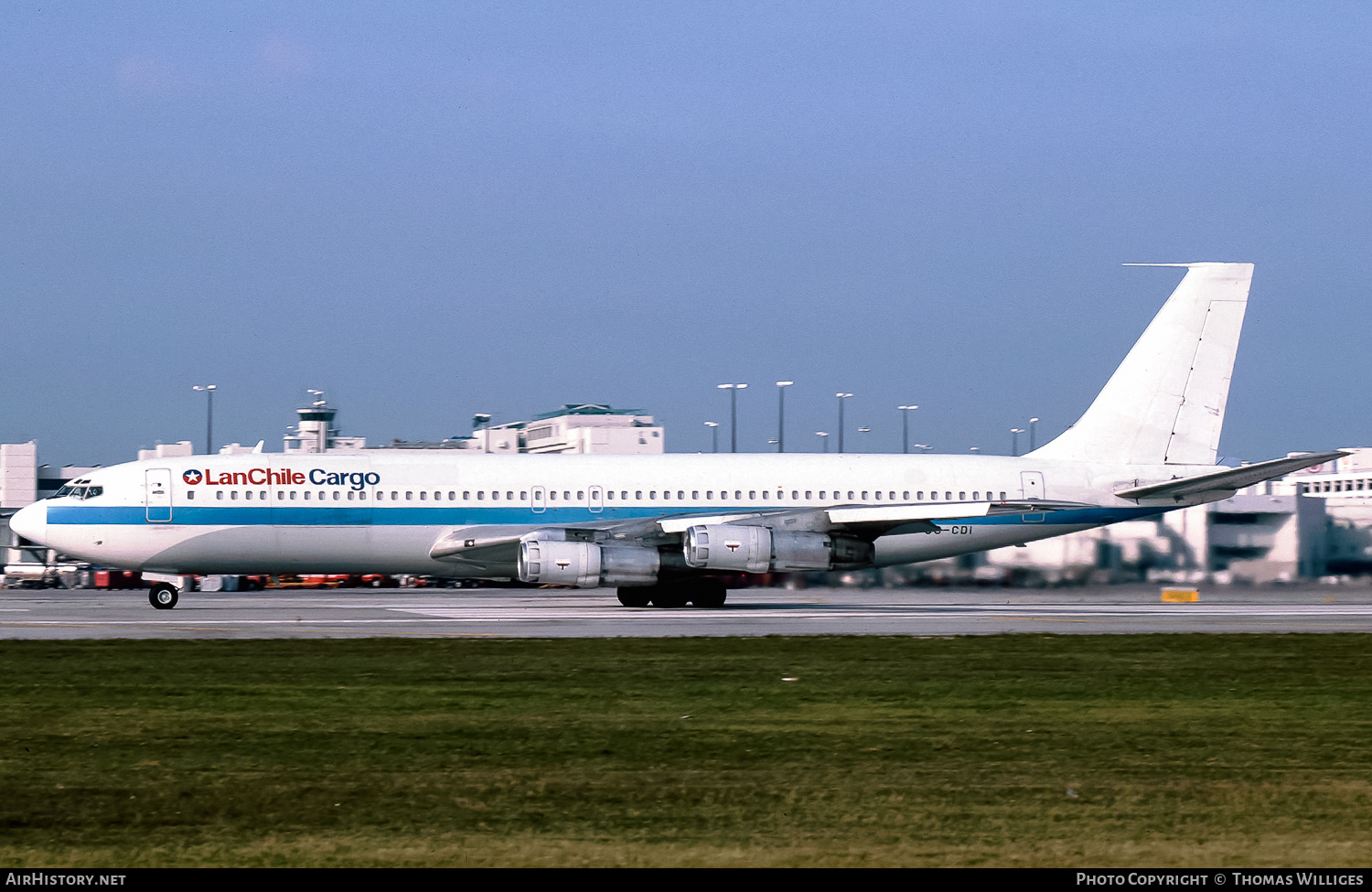 Aircraft Photo of CC-CDI | Boeing 707-323C | LAN Chile Cargo - Línea Aérea Nacional | AirHistory.net #745742