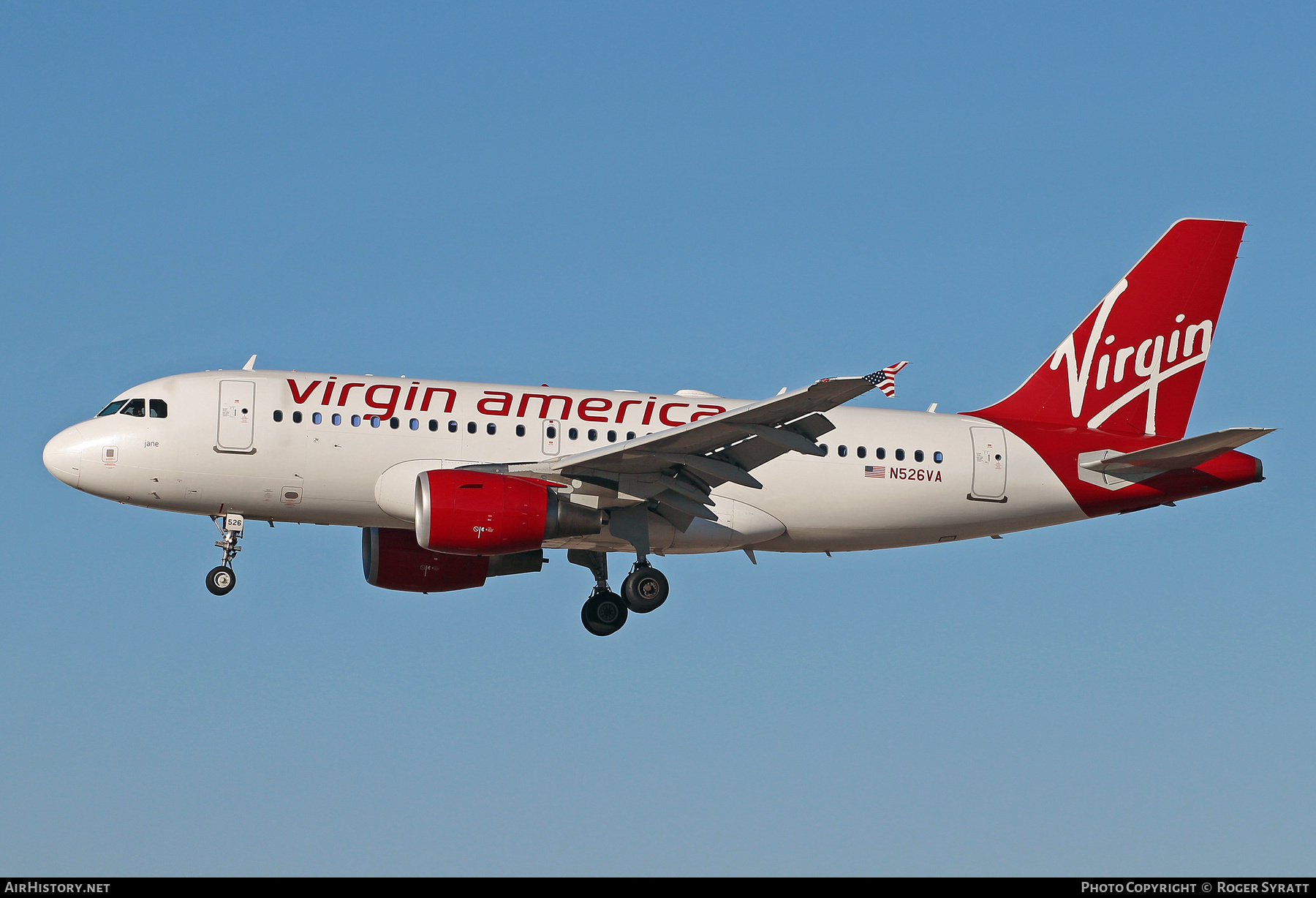 Aircraft Photo of N526VA | Airbus A319-112 | Virgin America | AirHistory.net #745763