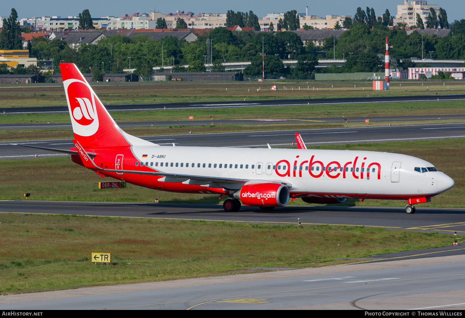 Aircraft Photo of D-ABKI | Boeing 737-86J | Air Berlin | AirHistory.net #745779
