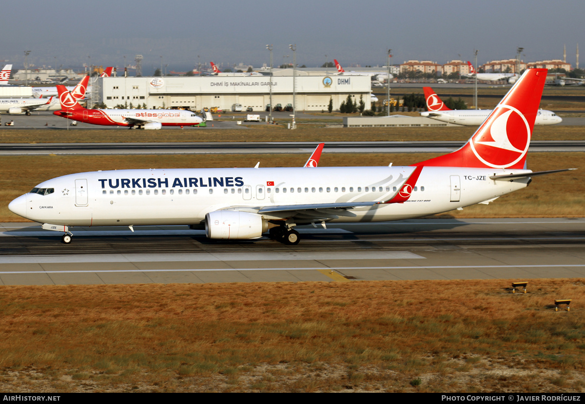 Aircraft Photo of TC-JZE | Boeing 737-8F2 | Turkish Airlines | AirHistory.net #745785