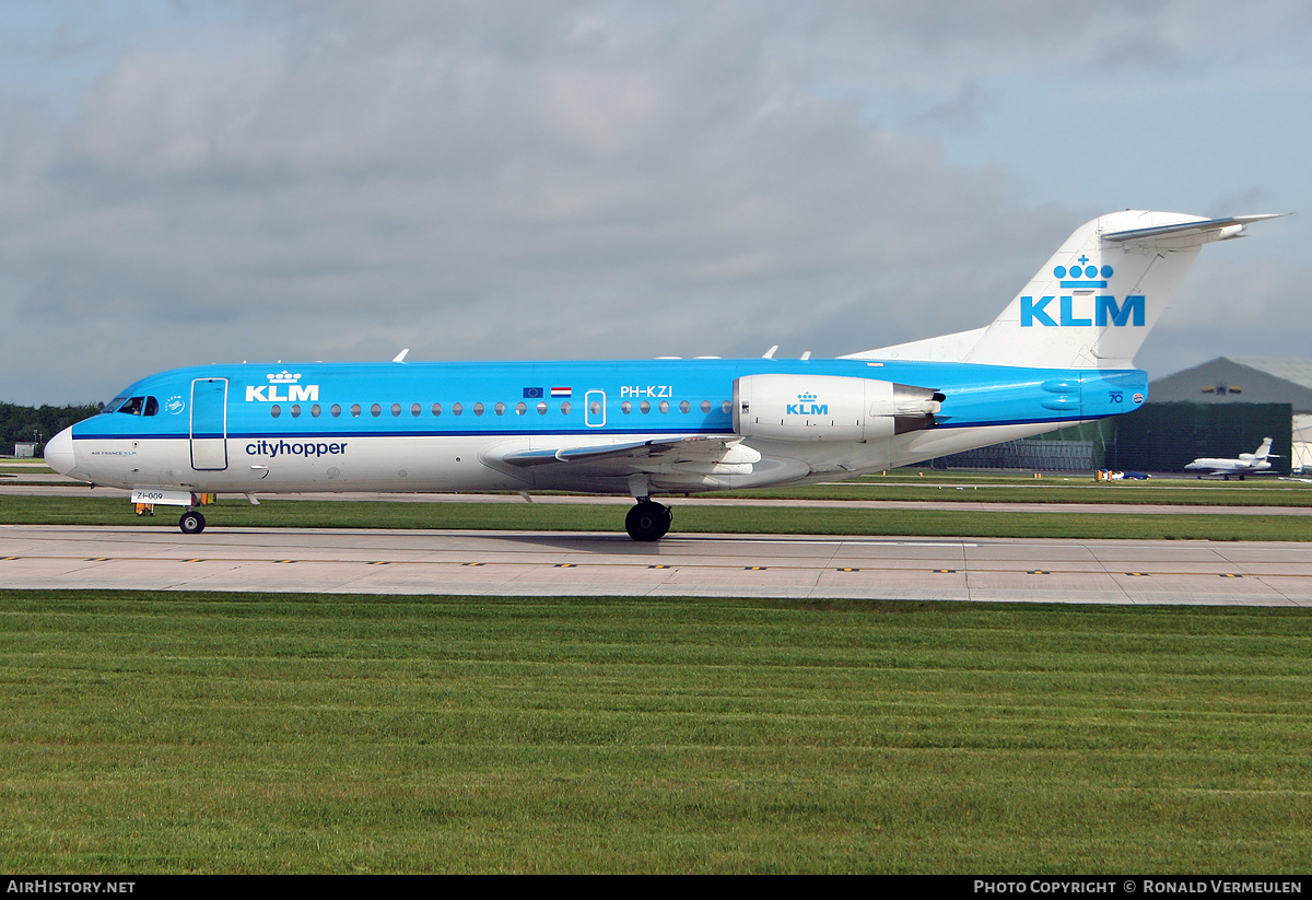 Aircraft Photo of PH-KZI | Fokker 70 (F28-0070) | KLM Cityhopper | AirHistory.net #745787