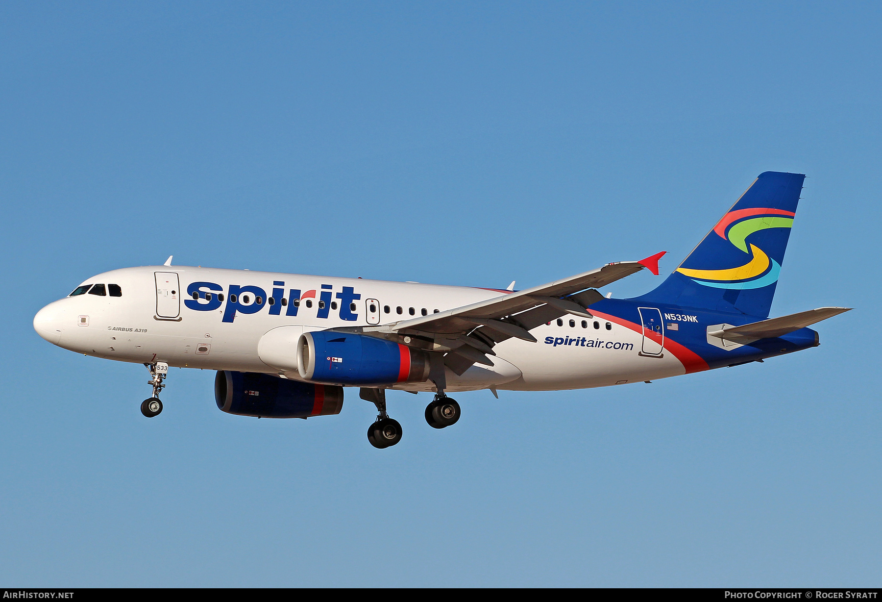 Aircraft Photo of N533NK | Airbus A319-132 | Spirit Airlines | AirHistory.net #745810