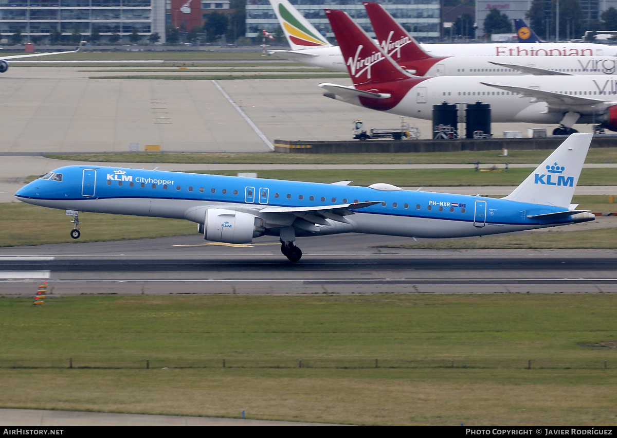 Aircraft Photo of PH-NXR | Embraer 195-E2 (ERJ-190-400) | KLM Cityhopper | AirHistory.net #745819