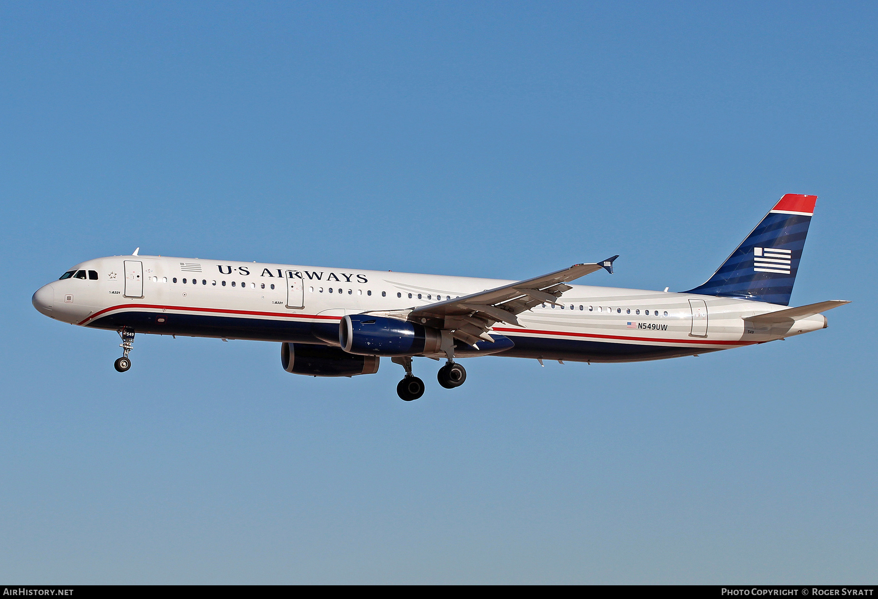 Aircraft Photo of N549UW | Airbus A321-231 | US Airways | AirHistory.net #745829