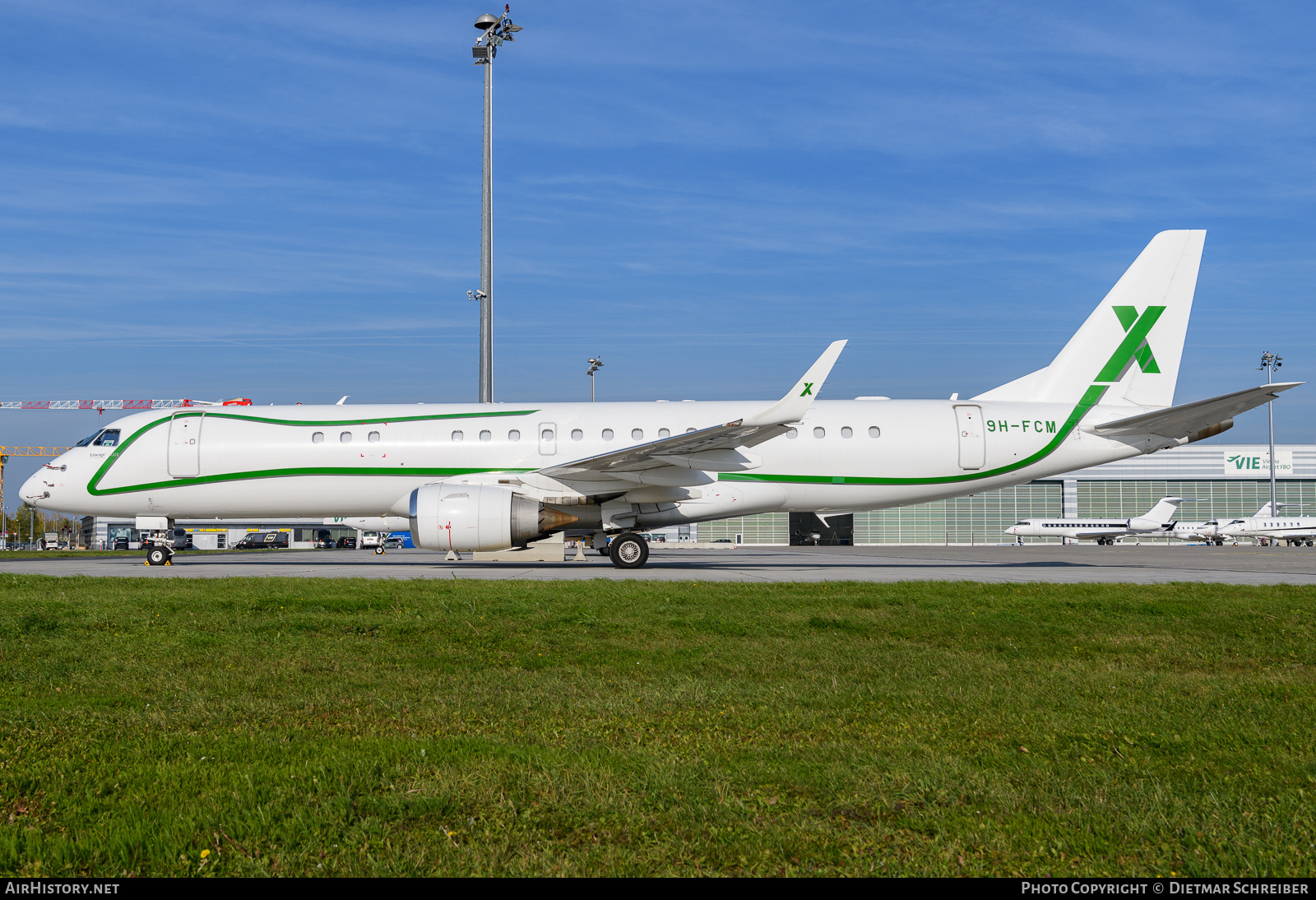 Aircraft Photo of 9H-FCM | Embraer Lineage 1000 (ERJ-190-100ECJ) | AirX Charter | AirHistory.net #745838