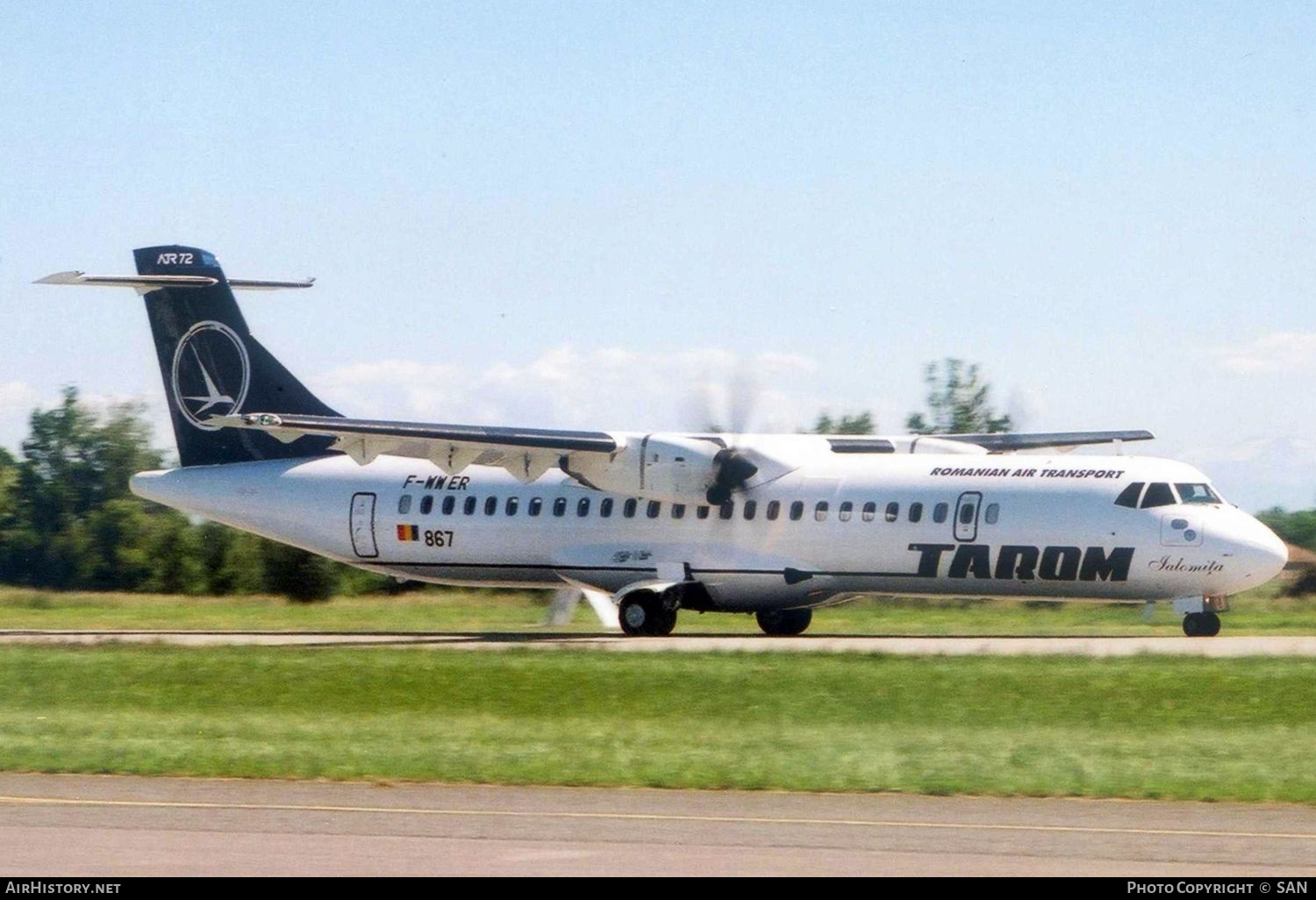 Aircraft Photo of F-WWER | ATR ATR-72-212 | TAROM - Transporturile Aeriene Române | AirHistory.net #745882