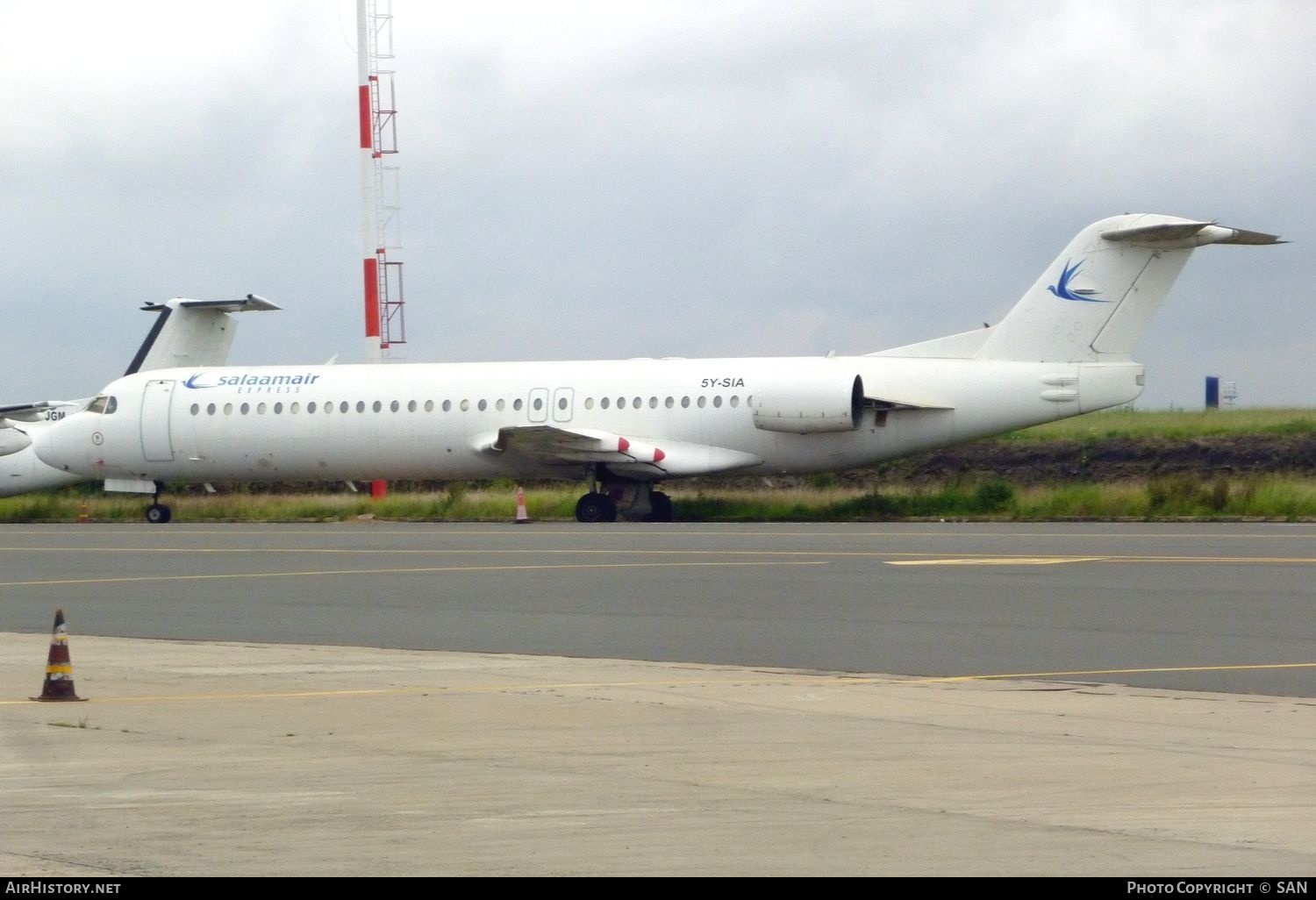 Aircraft Photo of 5Y-SIA | Fokker 100 (F28-0100) | SalaamAir Express | AirHistory.net #745893
