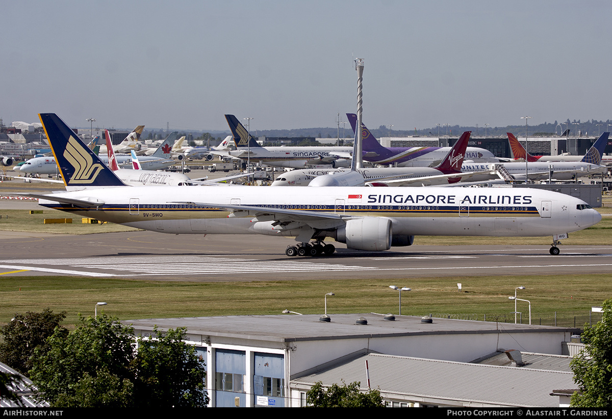 Aircraft Photo of 9V-SWO | Boeing 777-312/ER | Singapore Airlines | AirHistory.net #745904