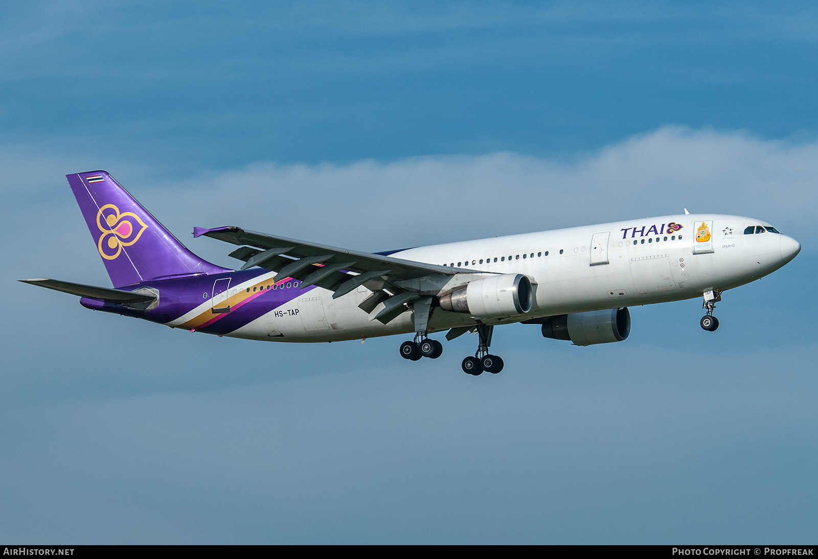 Aircraft Photo of HS-TAP | Airbus A300B4-622R | Thai Airways International | AirHistory.net #745964