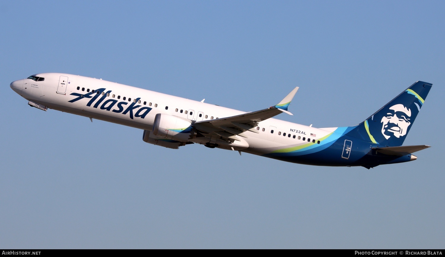 Aircraft Photo of N722AL | Boeing 737-9 Max 9 | Alaska Airlines | AirHistory.net #745971