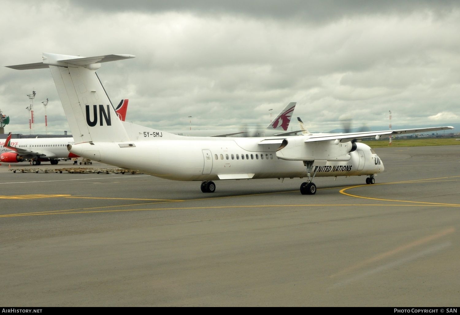 Aircraft Photo of 5Y-SMJ | Bombardier DHC-8-402 Dash 8 | United Nations | AirHistory.net #745972