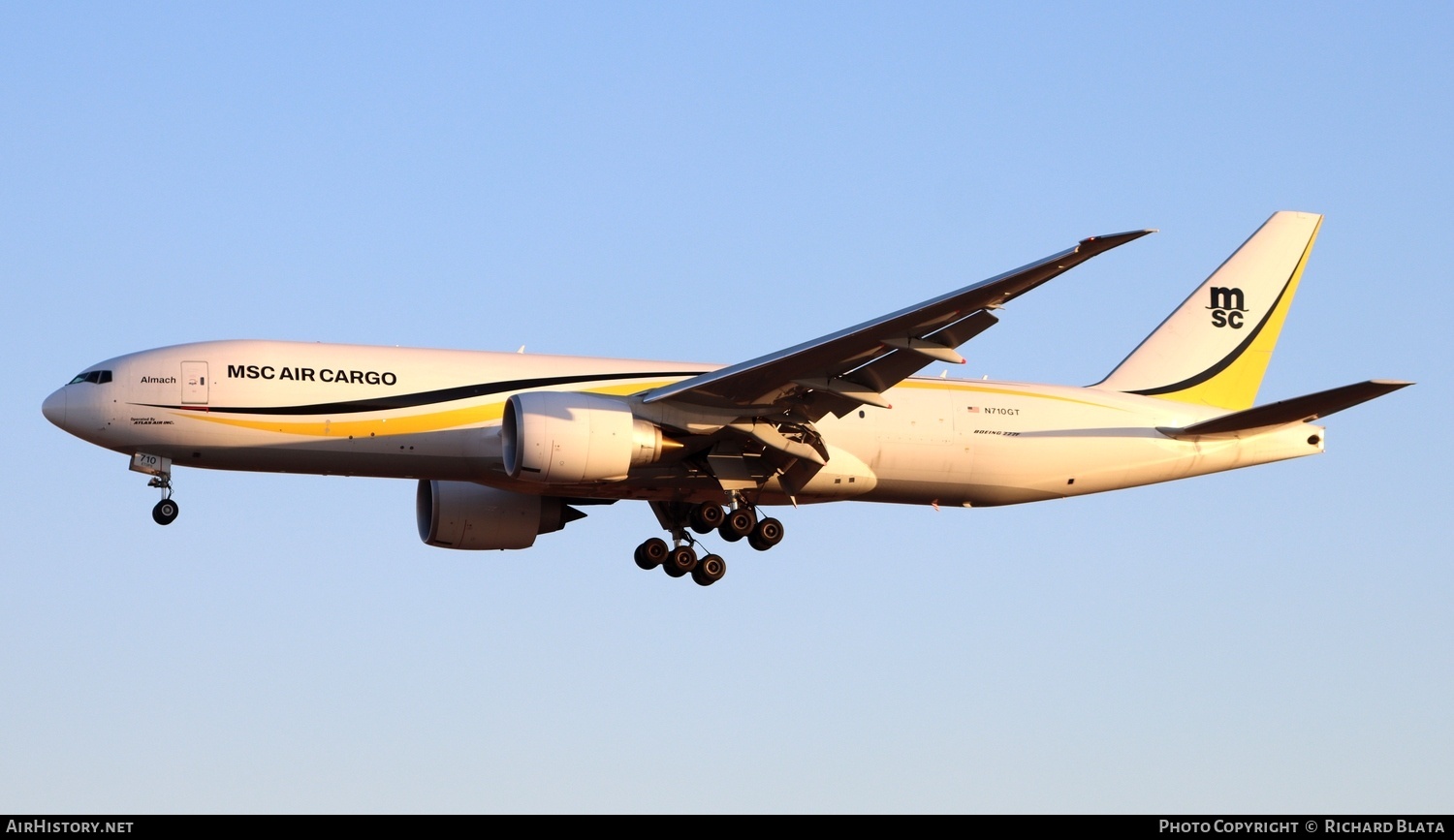 Aircraft Photo of N710GT | Boeing 777-F | MSC Air Cargo - Mediterranean Shipping Company | AirHistory.net #746009
