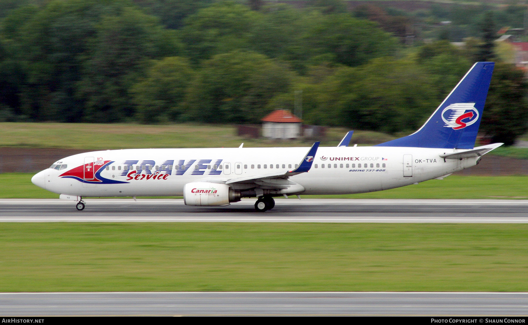 Aircraft Photo of OK-TVA | Boeing 737-86N | Travel Service | AirHistory.net #746017