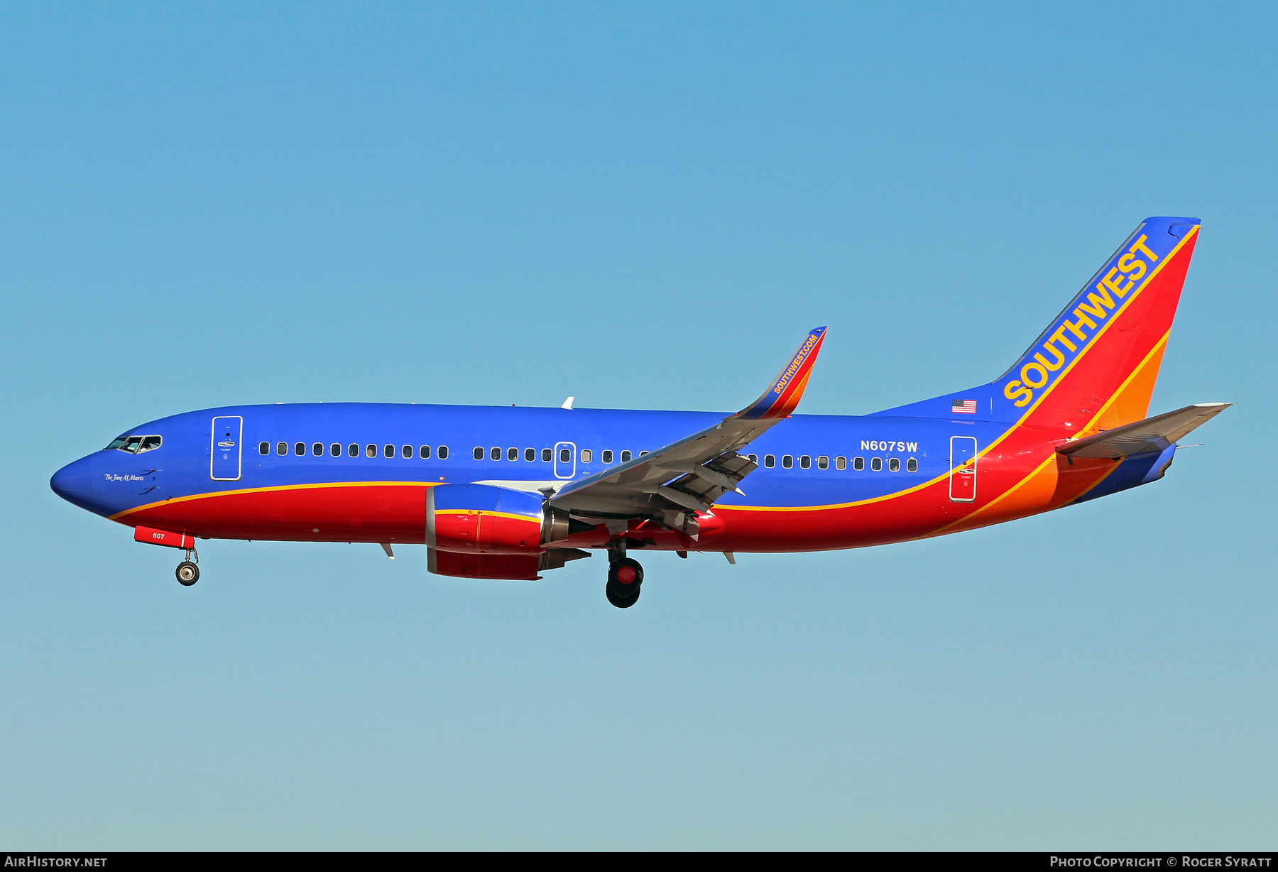 Aircraft Photo of N607SW | Boeing 737-3H4 | Southwest Airlines | AirHistory.net #746060