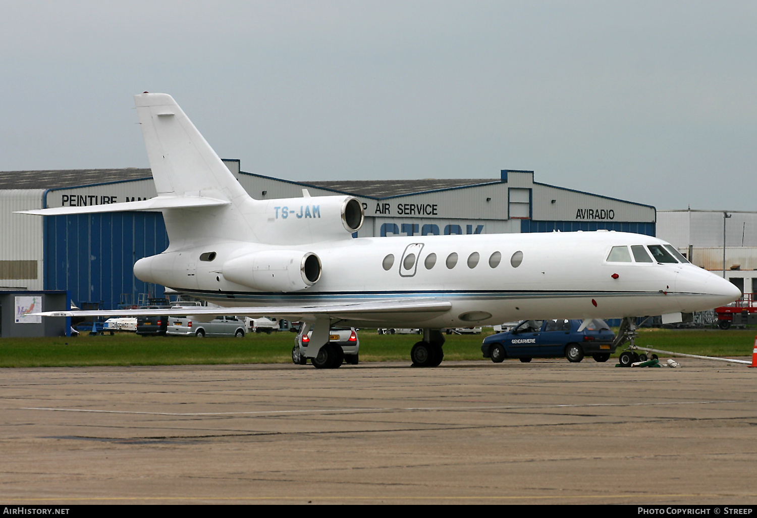 Aircraft Photo of TS-JAM | Dassault Falcon 50 | Tunisavia | AirHistory.net #746092