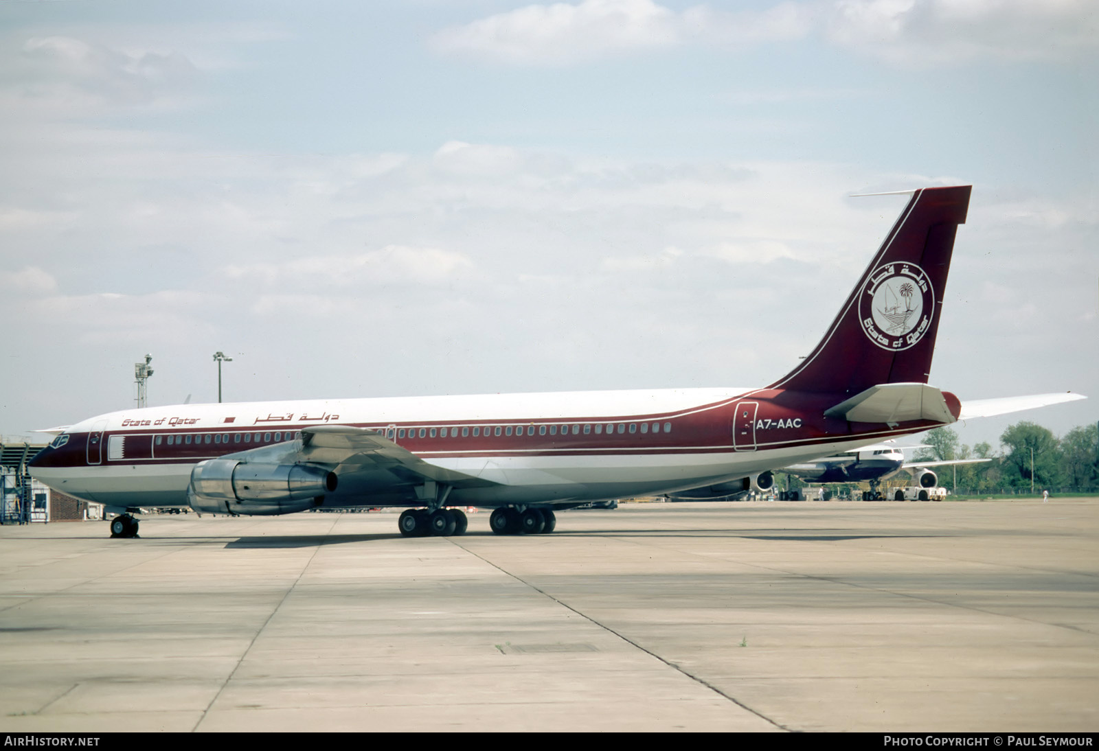 Aircraft Photo of A7-AAC | Boeing 707-336C | State of Qatar | AirHistory.net #746096