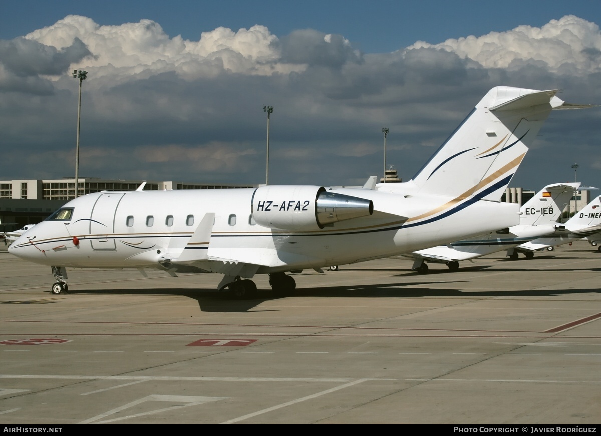 Aircraft Photo of HZ-AFA2 | Bombardier Challenger 604 (CL-600-2B16) | AirHistory.net #746125