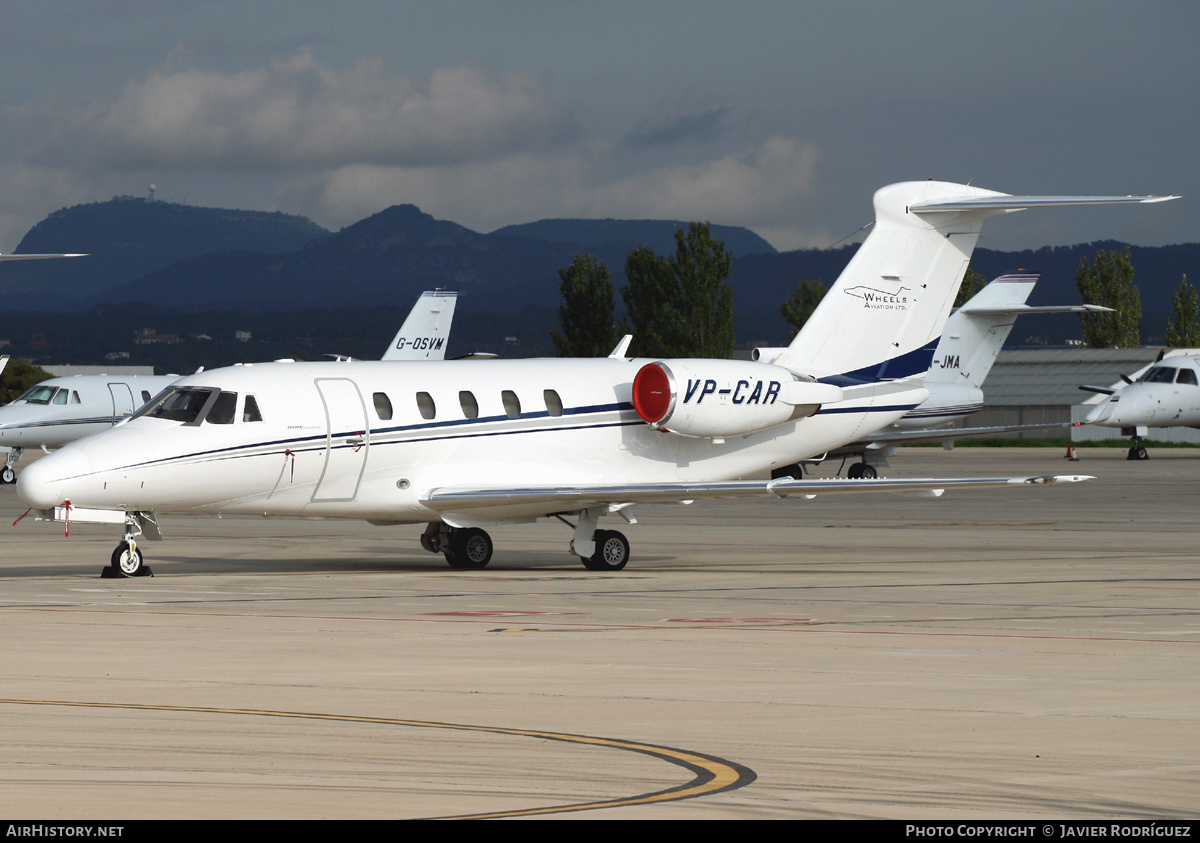 Aircraft Photo of VP-CAR | Cessna 650 Citation III | Wheels Aviation | AirHistory.net #746156