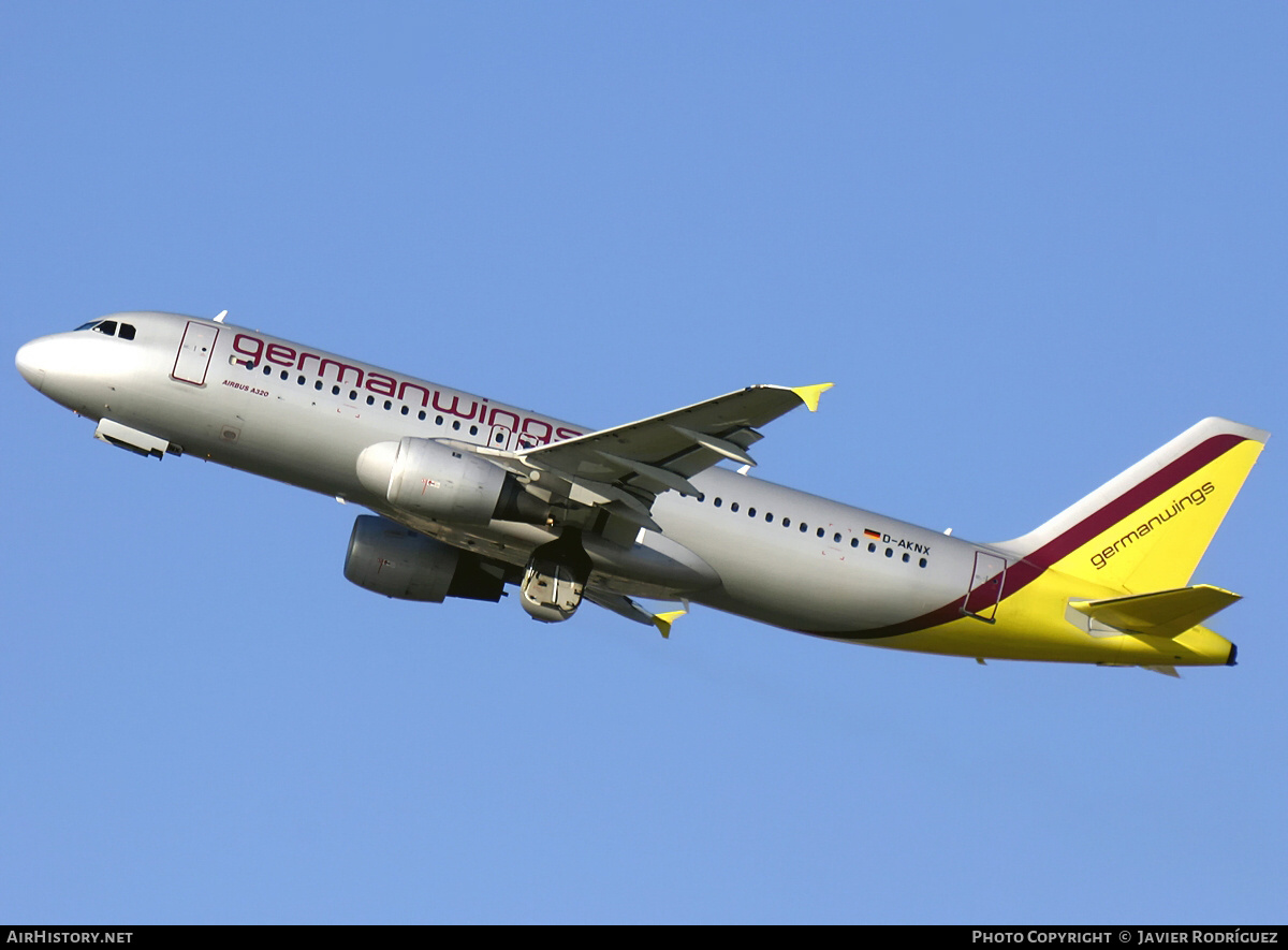 Aircraft Photo of D-AKNX | Airbus A320-212 | Germanwings | AirHistory.net #746166
