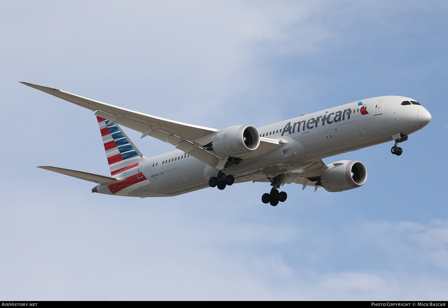 Aircraft Photo of N832AA | Boeing 787-9 Dreamliner | American Airlines | AirHistory.net #746240