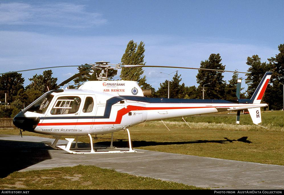 Aircraft Photo of ZK-HGH / GH | Aerospatiale AS-350B Squirrel | Garden City Helicopters | AirHistory.net #746278