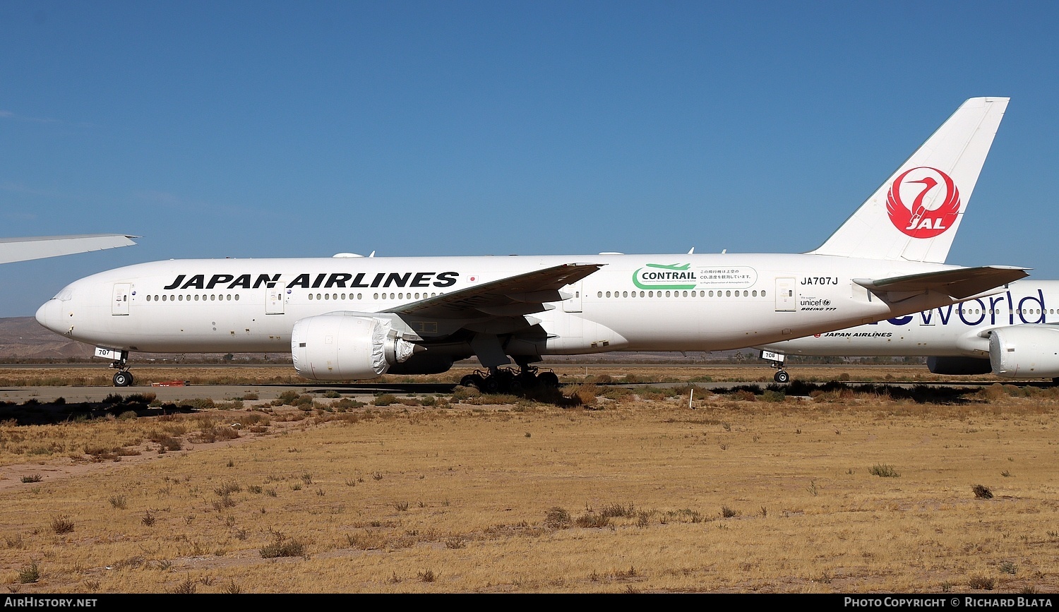 Aircraft Photo of JA707J | Boeing 777-246/ER | Japan Airlines - JAL | AirHistory.net #746307