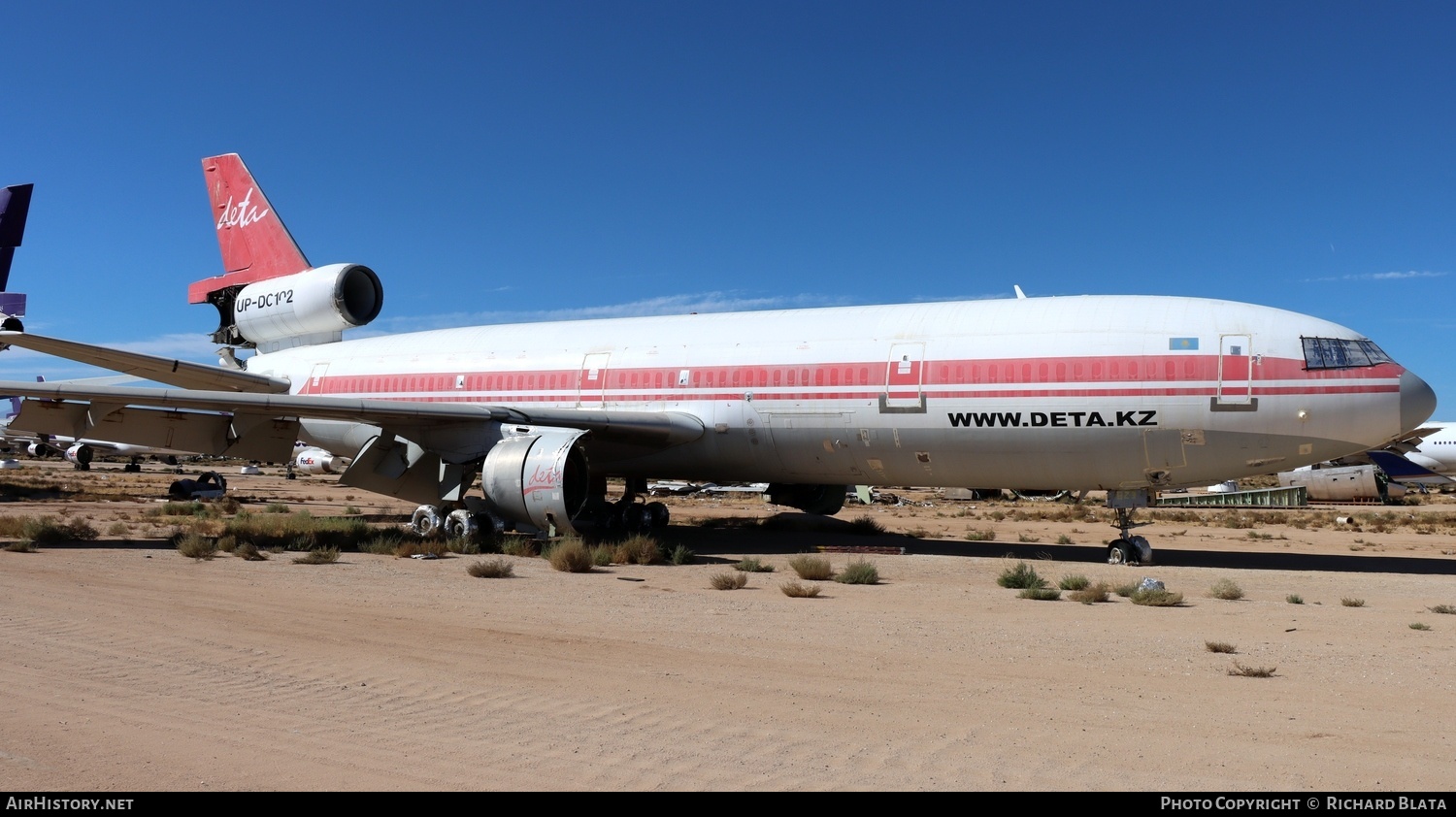 Aircraft Photo of UP-DC102 | McDonnell Douglas DC-10-40 | Deta Air | AirHistory.net #746313