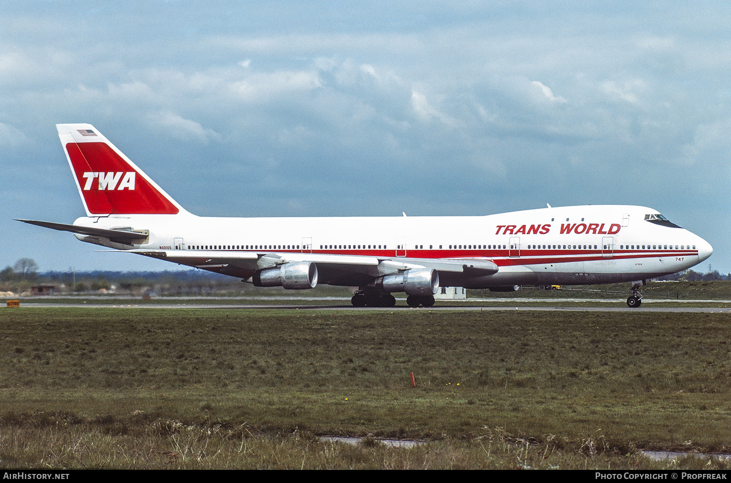 Aircraft Photo of N93105 | Boeing 747-131 | Trans World Airlines - TWA | AirHistory.net #746338