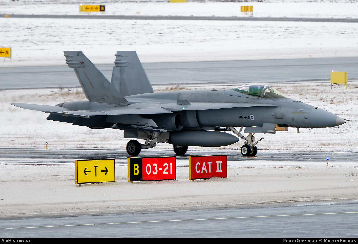 Aircraft Photo of HN-449 | McDonnell Douglas F/A-18C Hornet | Finland - Air Force | AirHistory.net #746354