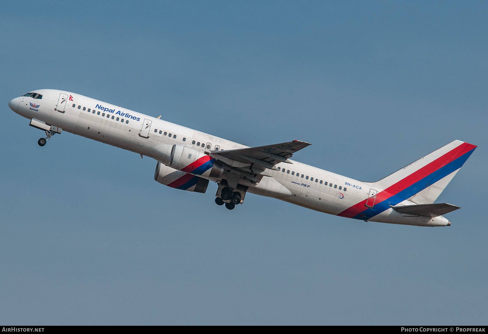 Aircraft Photo of 9N-ACA | Boeing 757-2F8 | Nepal Airlines | AirHistory.net #746365