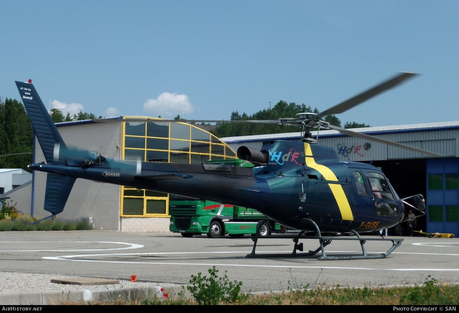 Aircraft Photo of F-GUSE | Eurocopter AS-350B-3 Ecureuil | HdF - Hélicoptères de France | AirHistory.net #746394