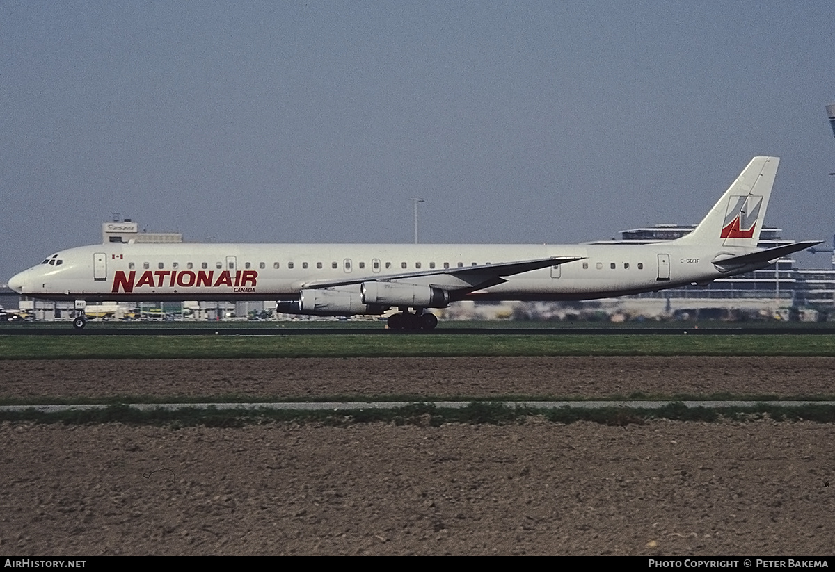 Aircraft Photo of C-GQBF | McDonnell Douglas DC-8-63(F) | Nationair | AirHistory.net #746437