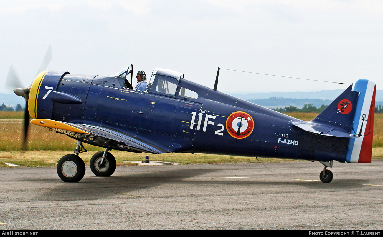 Aircraft Photo of F-AZHD / 79413 | North American T-6 / NA-68 (mod) | France - Navy | AirHistory.net #746442