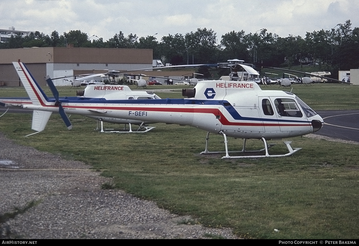 Aircraft Photo of F-GEFI | Aerospatiale AS-350B Ecureuil | Helifrance | AirHistory.net #746448