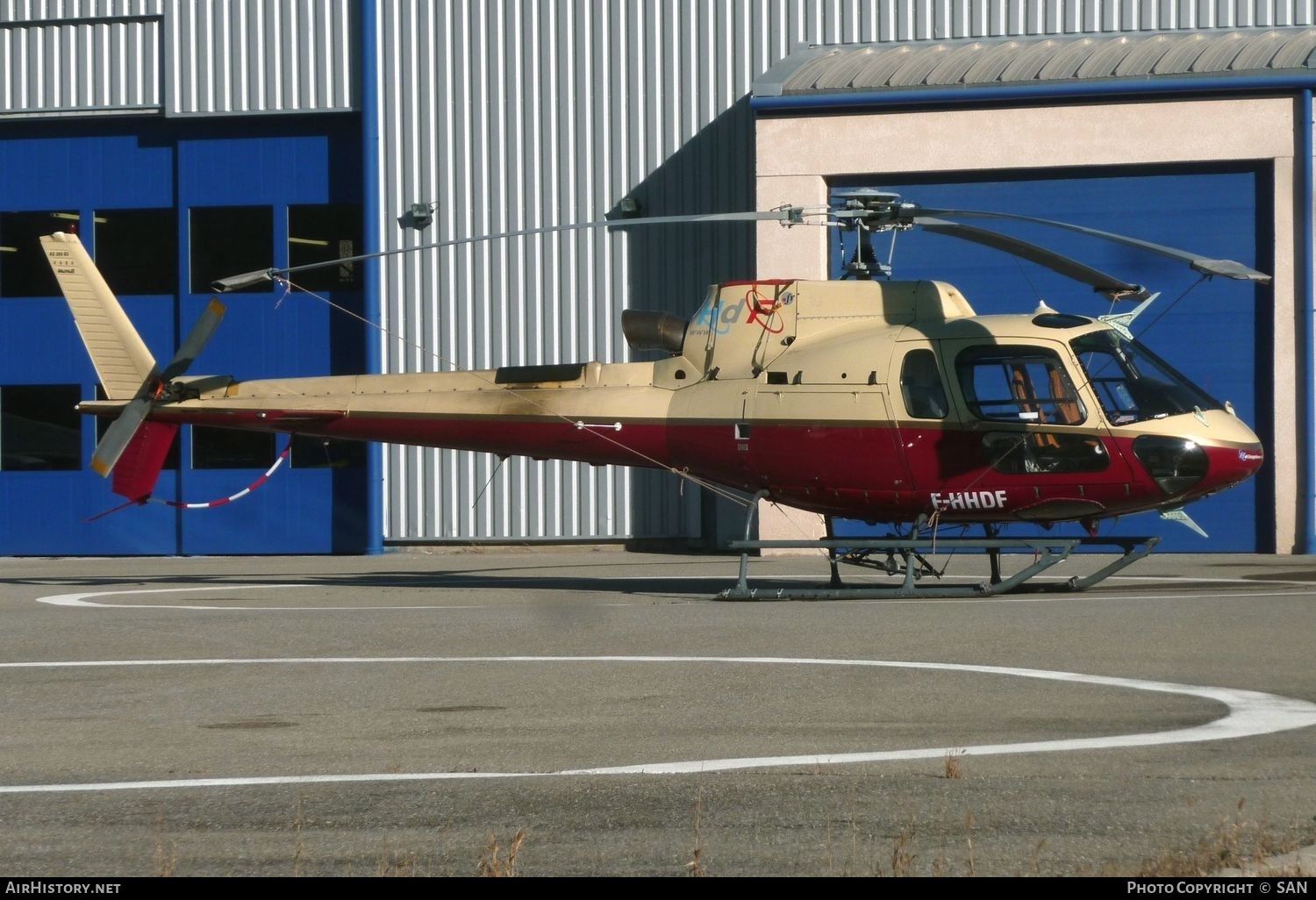 Aircraft Photo of F-HHDF | Eurocopter AS-350B-3 Ecureuil | HdF - Hélicoptères de France | AirHistory.net #746456
