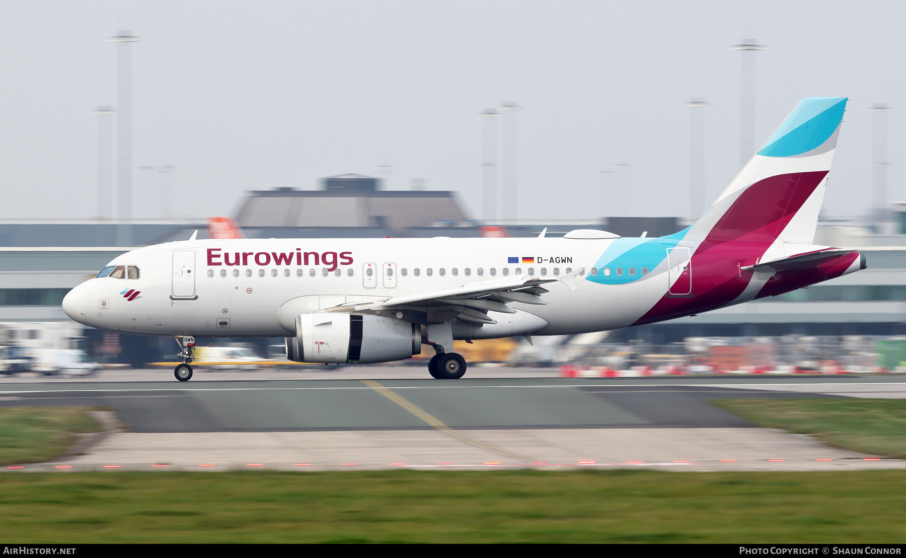 Aircraft Photo of D-AGWN | Airbus A319-132 | Eurowings | AirHistory.net #746462