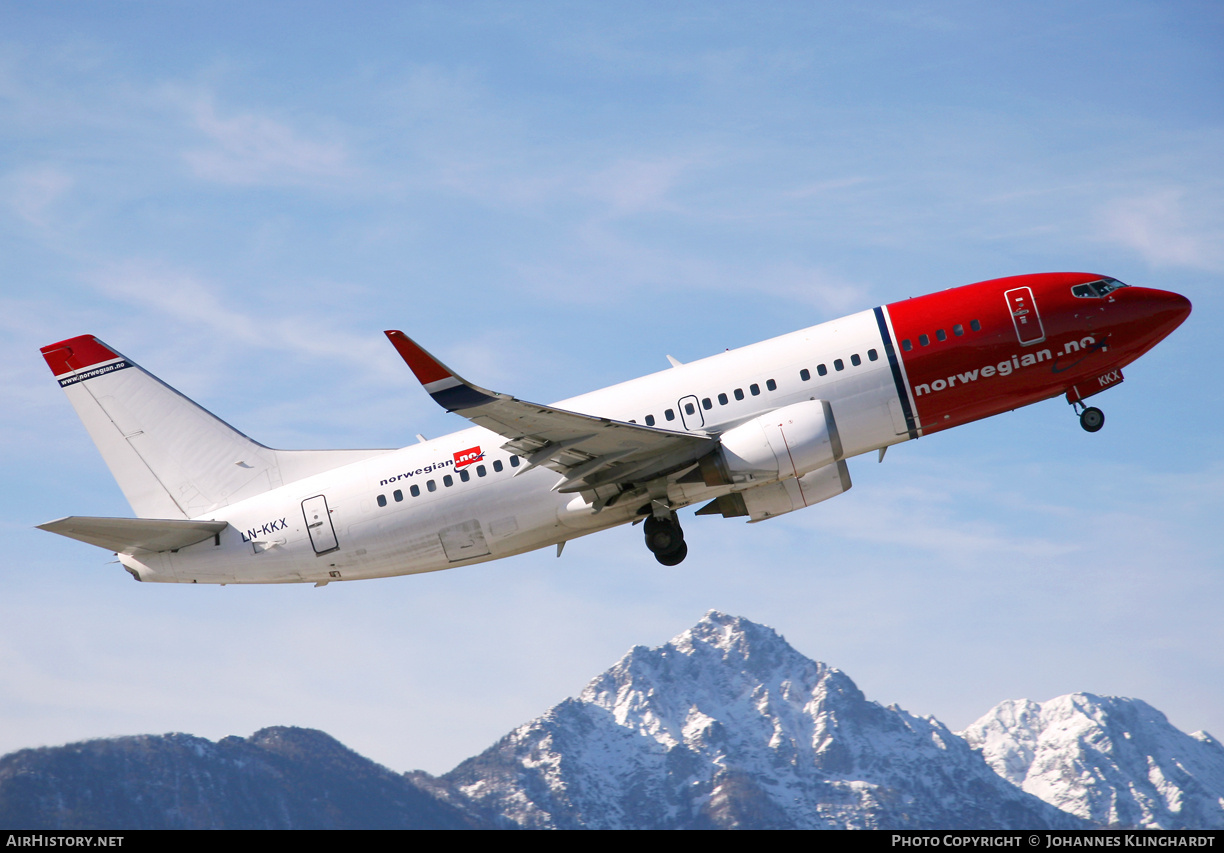 Aircraft Photo of LN-KKX | Boeing 737-33S | Norwegian | AirHistory.net #746497