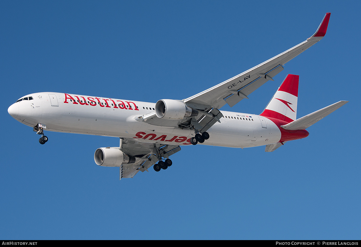 Aircraft Photo of OE-LAY | Boeing 767-3Z9/ER | Austrian Airlines | AirHistory.net #746531