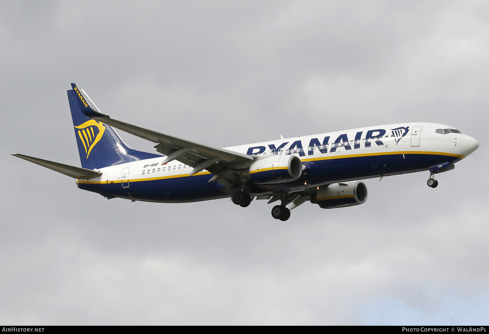 Aircraft Photo of SP-RNF | Boeing 737-8AS | Ryanair | AirHistory.net #746563