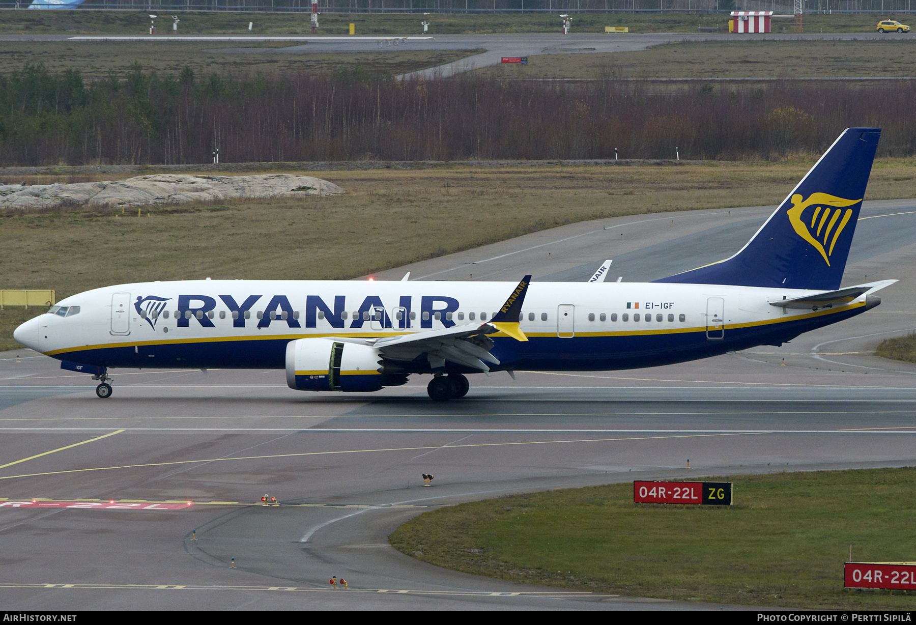 Aircraft Photo of EI-IGF | Boeing 737-8200 Max 200 | Ryanair | AirHistory.net #746577