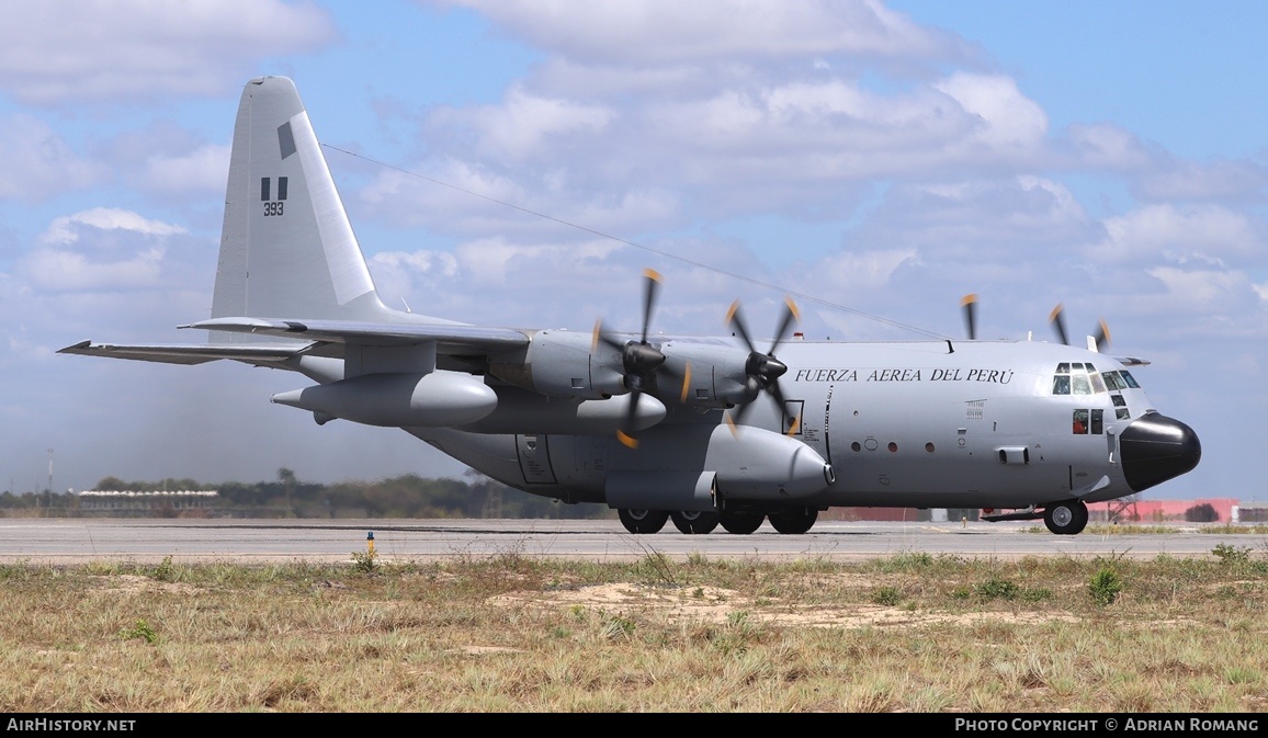 Aircraft Photo of 393 | Lockheed KC-130H Hercules (L-382) | Peru - Air Force | AirHistory.net #746597