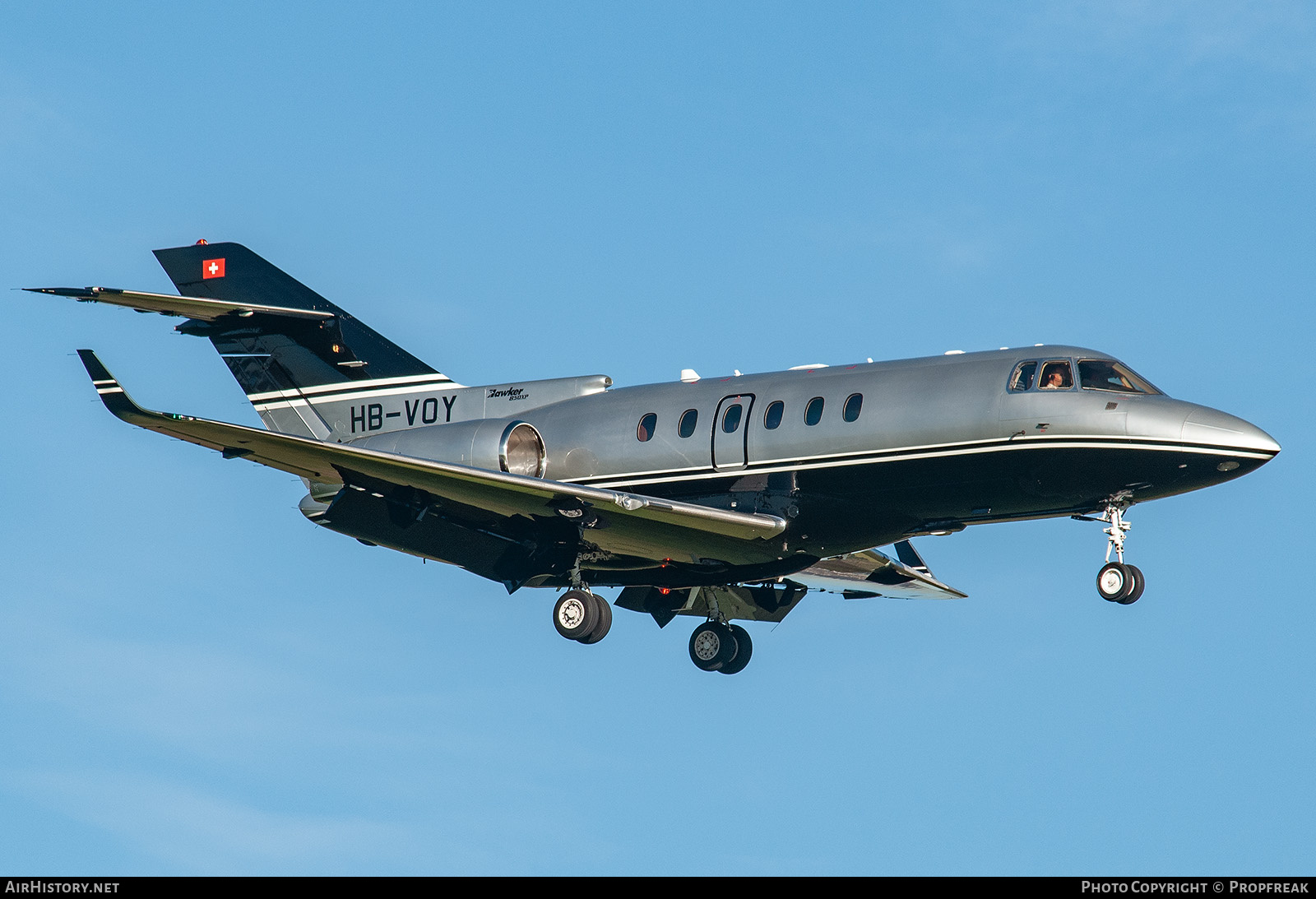 Aircraft Photo of HB-VOY | Raytheon Hawker 850XP | AirHistory.net #746602