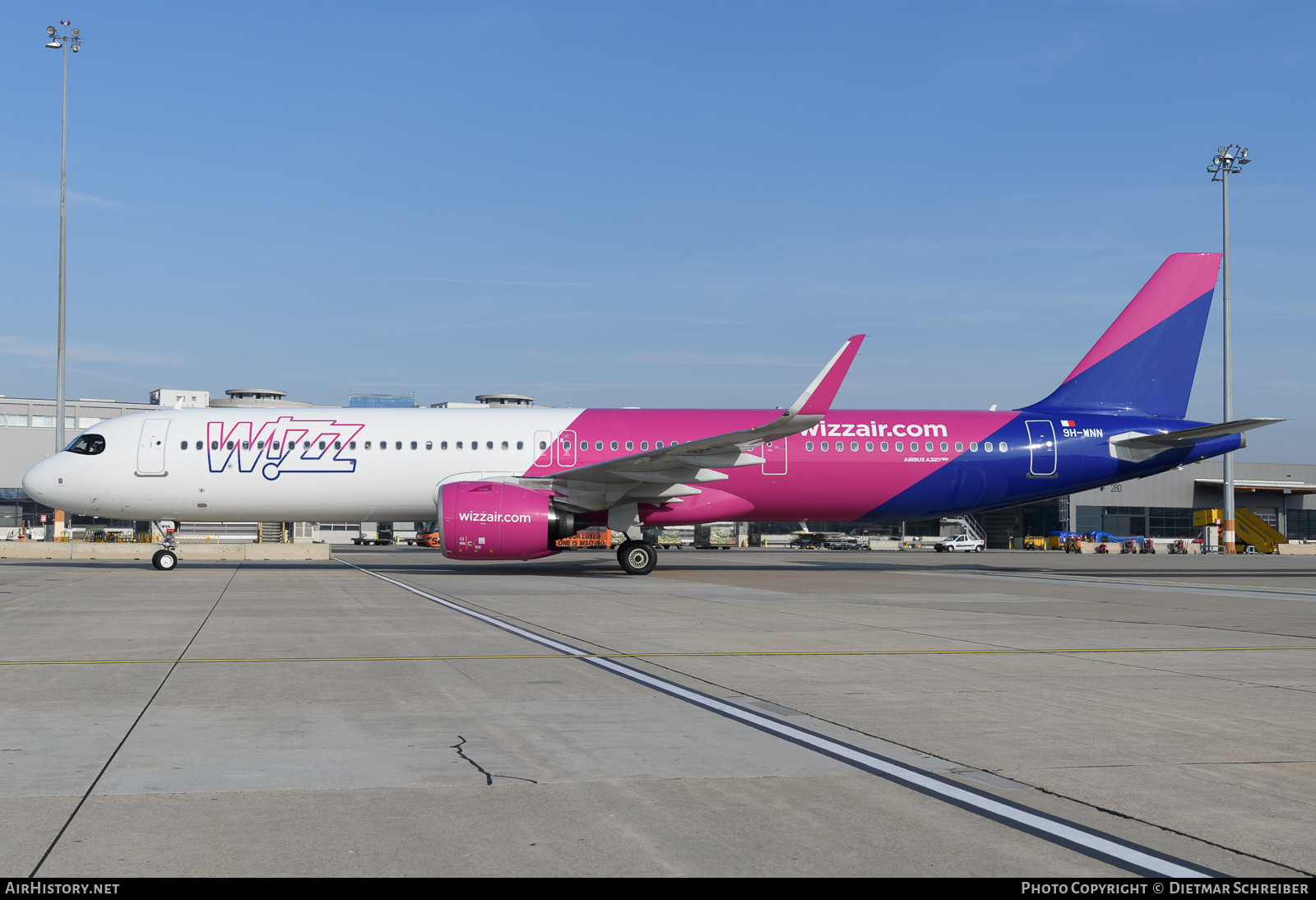 Aircraft Photo of 9H-WNN | Airbus A321-271NX | Wizz Air | AirHistory.net #746653