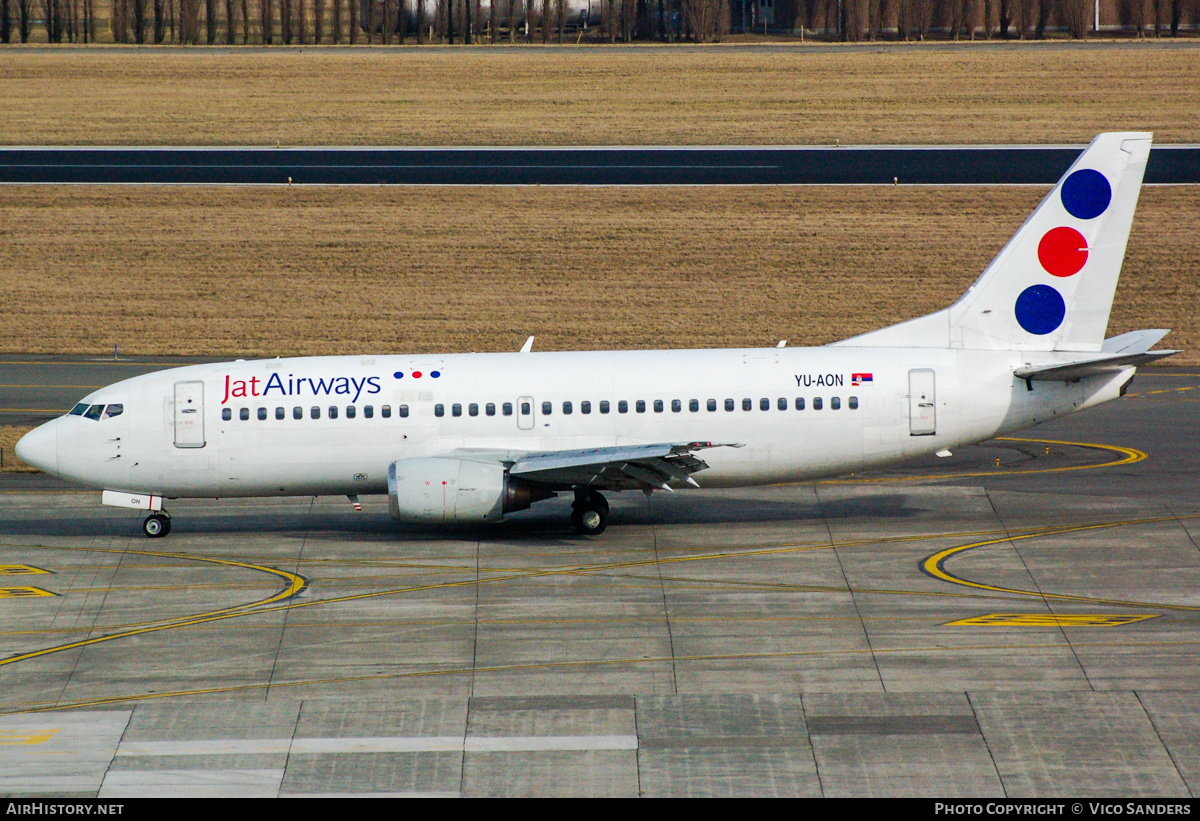 Aircraft Photo of YU-AON | Boeing 737-3Q4 | Jat Airways | AirHistory.net #746660