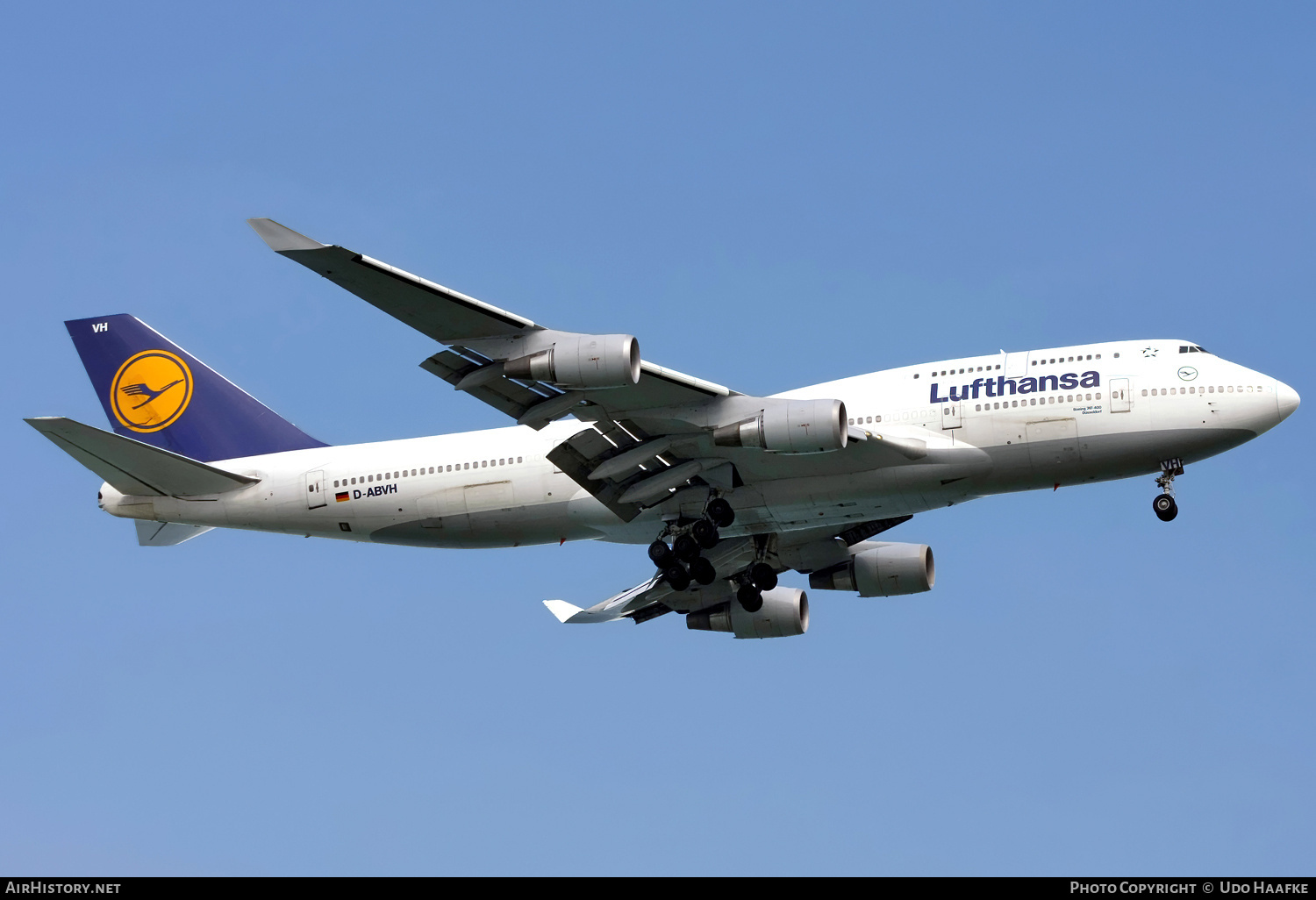 Aircraft Photo of D-ABVH | Boeing 747-430 | Lufthansa | AirHistory.net #746676
