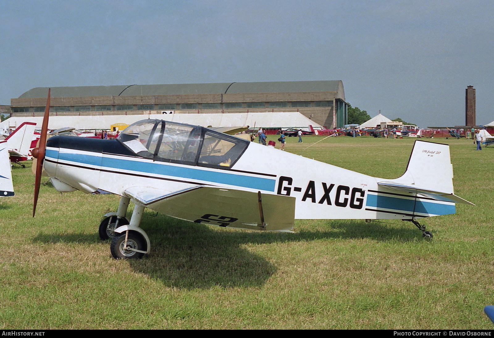 Aircraft Photo of G-AXCG | SAN Jodel D-117 | AirHistory.net #746703