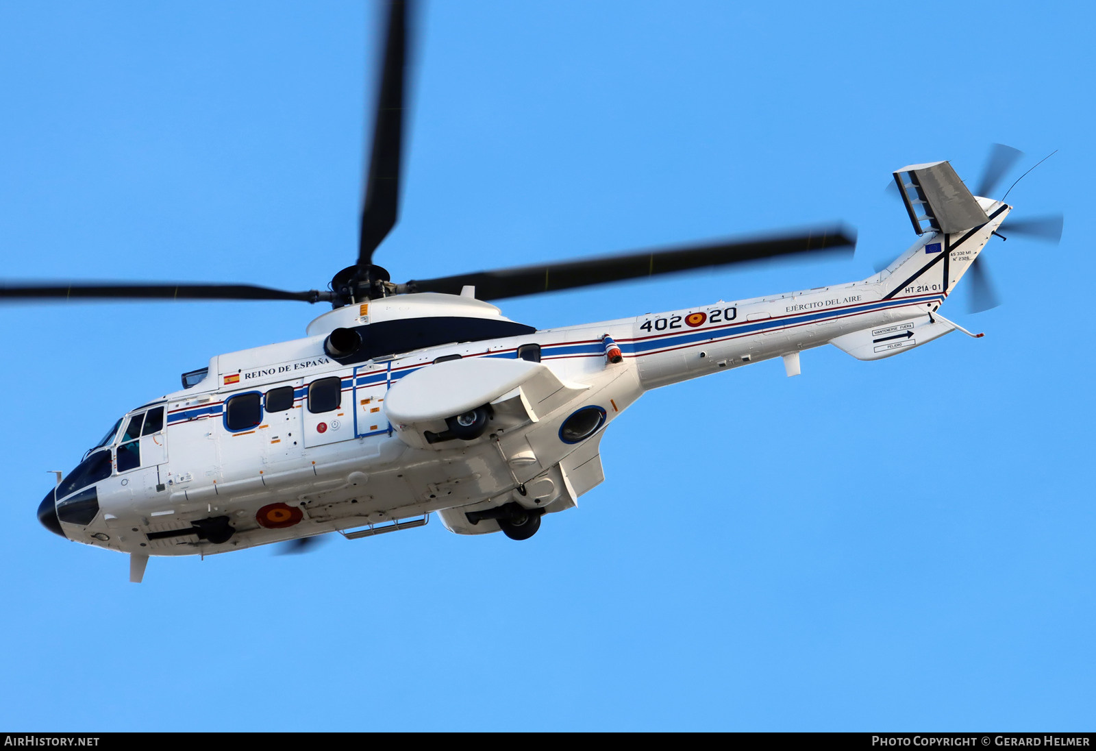 Aircraft Photo of HT21A-01 | Aerospatiale AS-332M1 Super Puma | Spain - Air Force | AirHistory.net #746742