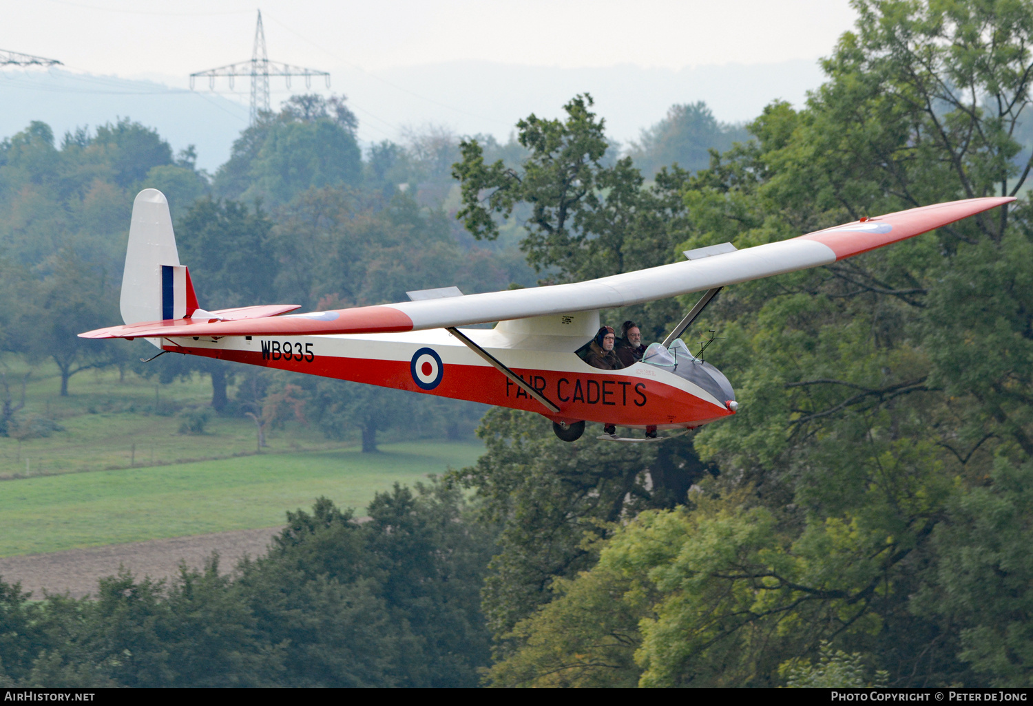 Aircraft Photo of BGA4110 / 4110 / WB935 | Slingsby Sedbergh TX1 (T-21B) | UK - Air Force | AirHistory.net #746827